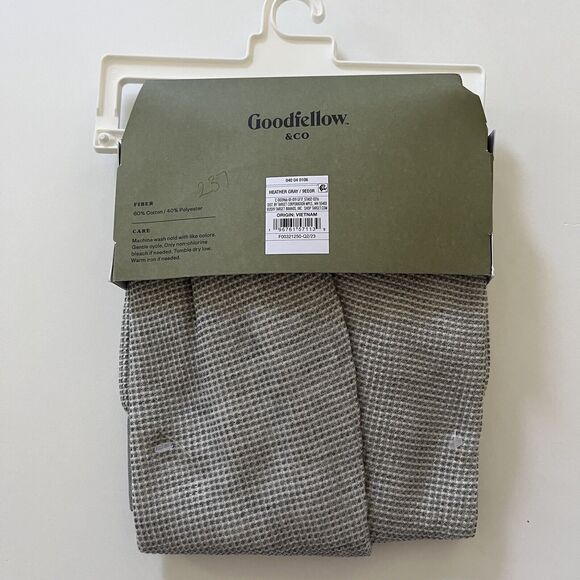 NWT Goodfellow & Co Men’s Heather Gray Thermal Pant Size Small - Picture 2 of 2
